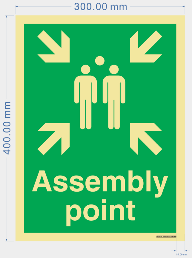 Assembly Point Sign | Emergency Meeting Point Sign UK