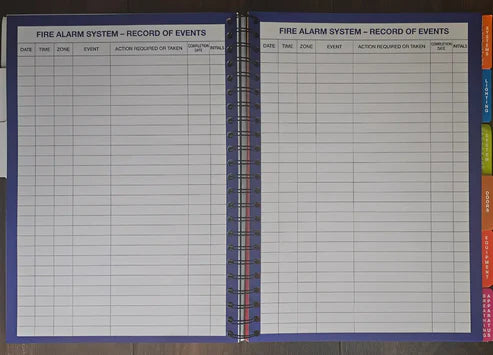 Fire Log Book for Workplace Fire Safety Compliance