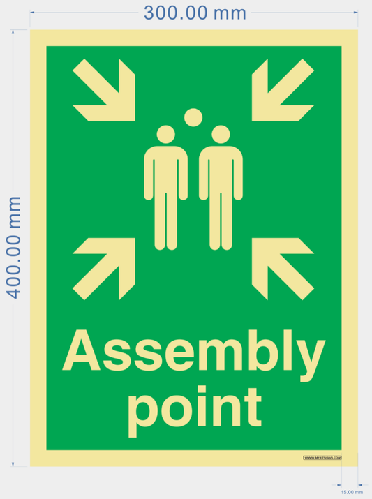 Assembly Point Sign | Emergency Meeting Point Sign UK
