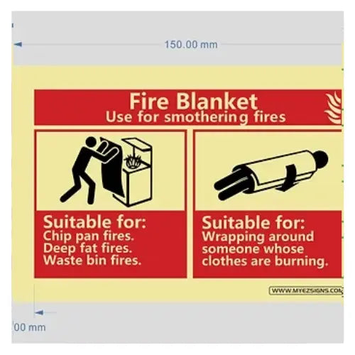 Fire Blanket Information Sign Firemaster247