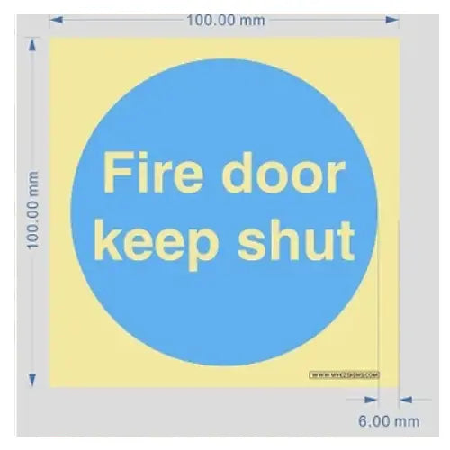Fire Door Keep Shut Sign Firemaster247