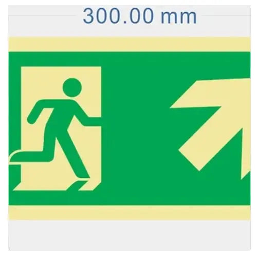 Emergency Exit Down To The Right Sign Firemaster247