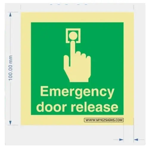 Emergency Door Release Sign Firemaster247